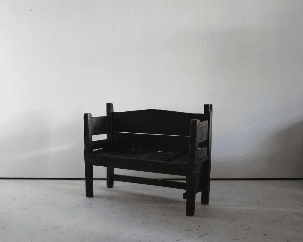 Primitive 18Th C. Portuguese Chestnut Bench