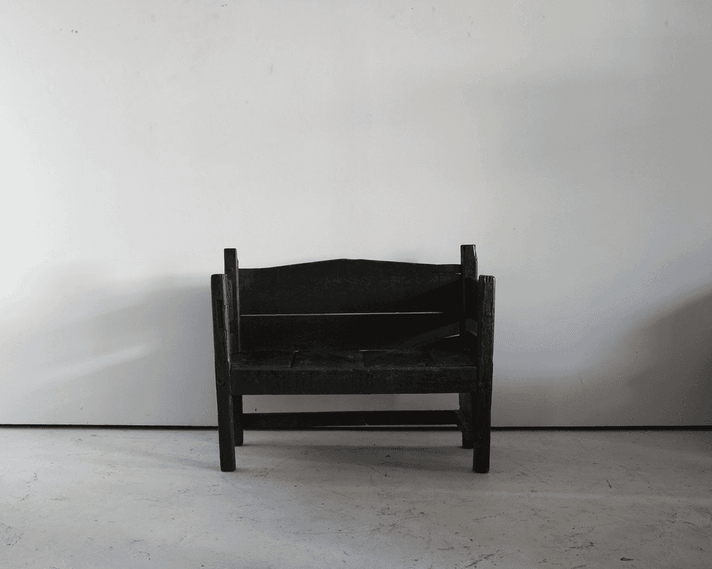 Primitive 18Th C. Portuguese Chestnut Bench