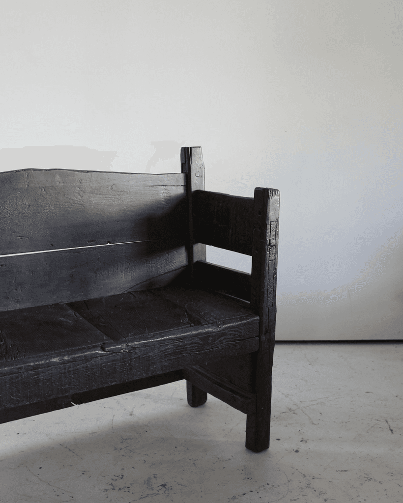 Primitive 18Th C. Portuguese Chestnut Bench