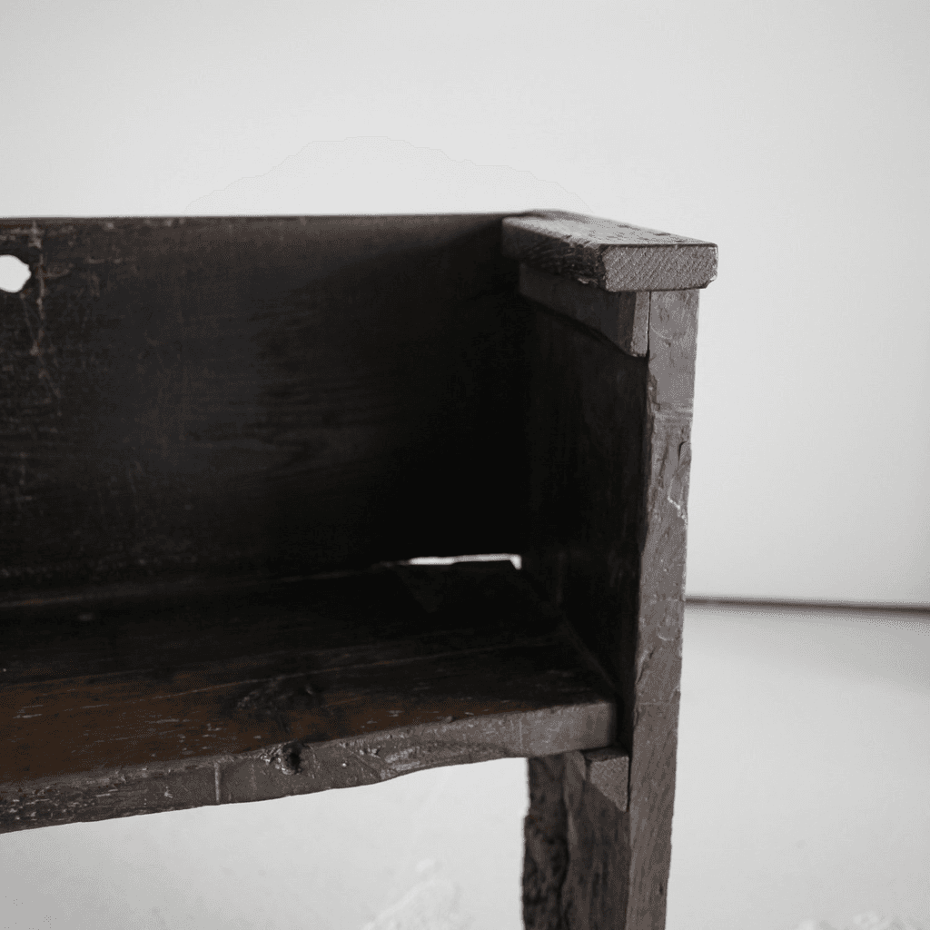 Primitive 17Th C. Galician Bench