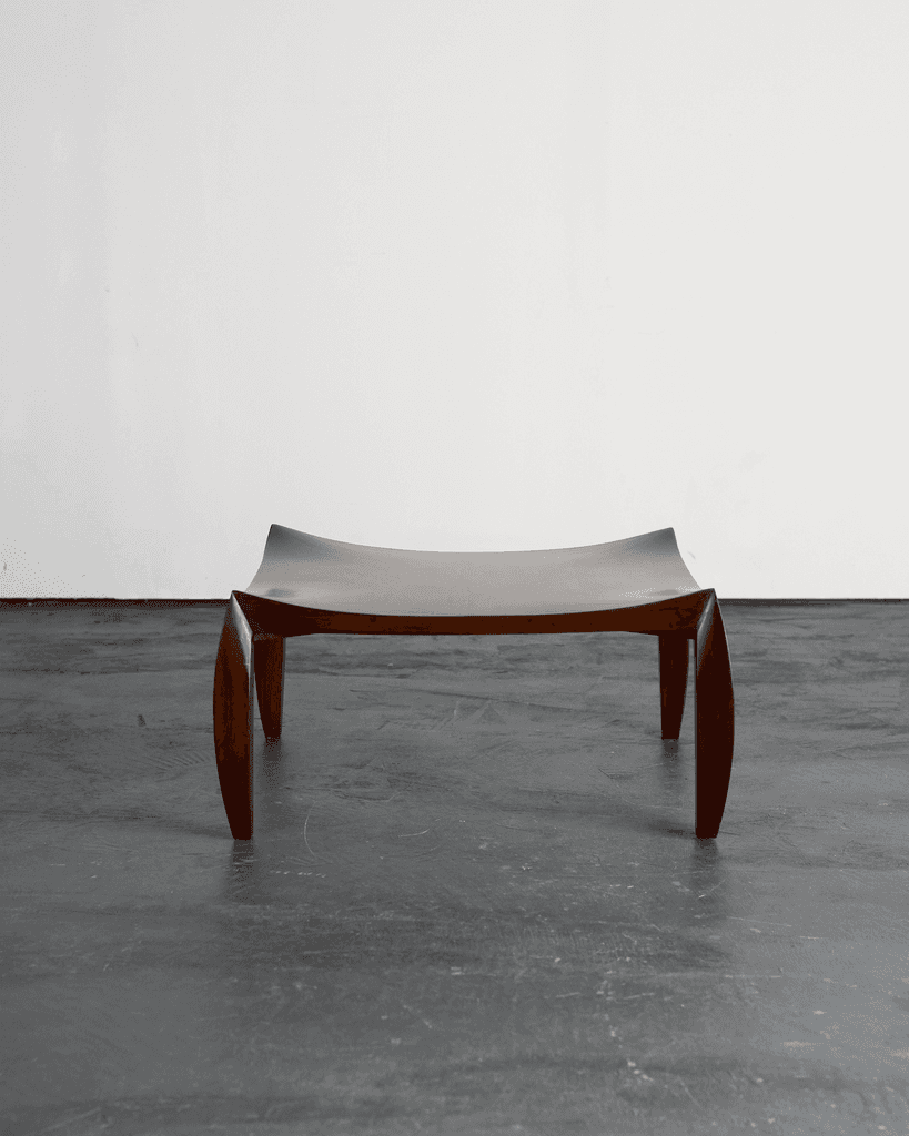 Unusual French C.1960s Walnut Coffee Table
