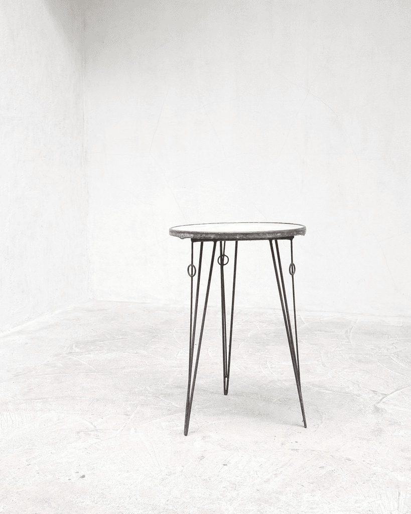Catalan marble topped bistro table