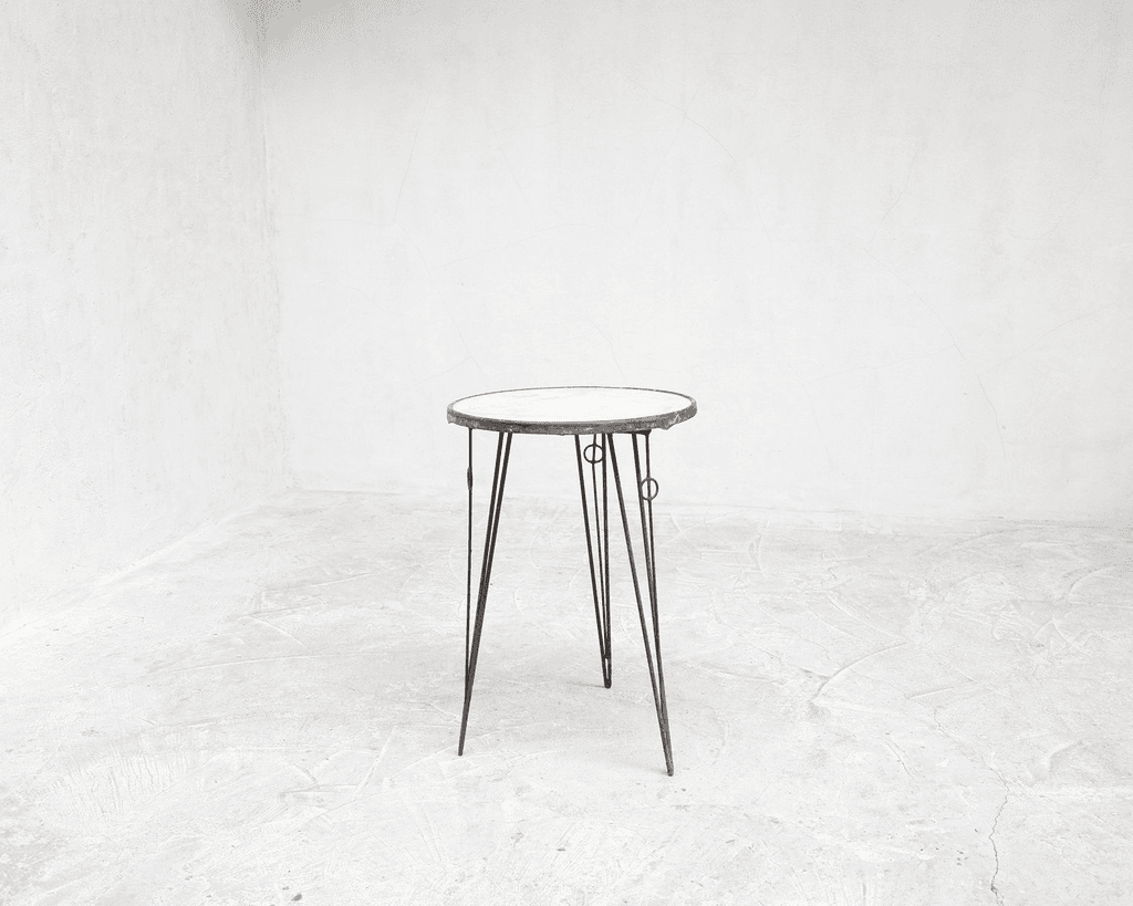 Catalan marble topped bistro table