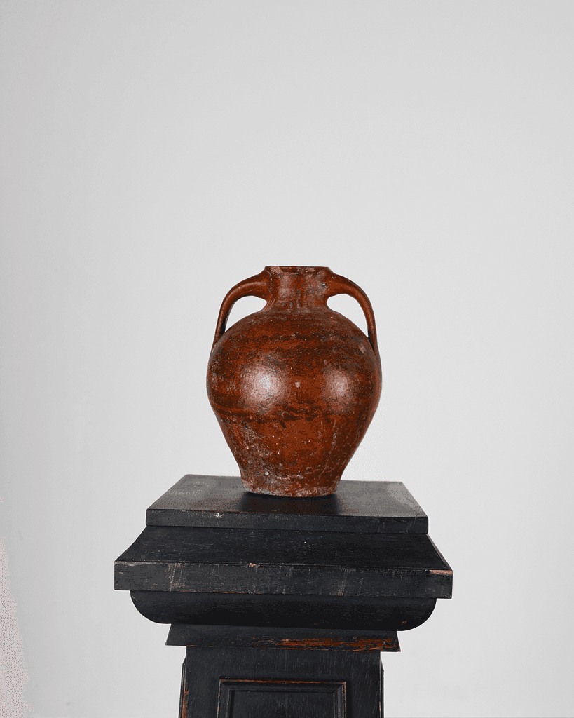 A Small 19Th C. Terracotta Vessel From Calanda, Spain