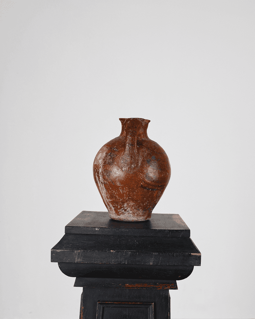 A Small 19Th C. Terracotta Vessel From Calanda, Spain