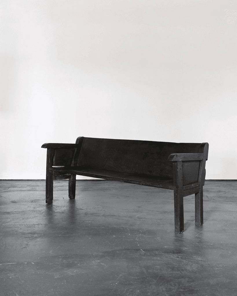 Large Primitive 18th C. Galician Bench