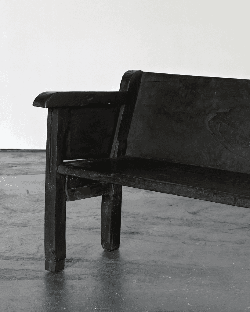 Large Primitive 18th C. Galician Bench