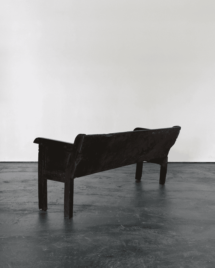 Large Primitive 18th C. Galician Bench