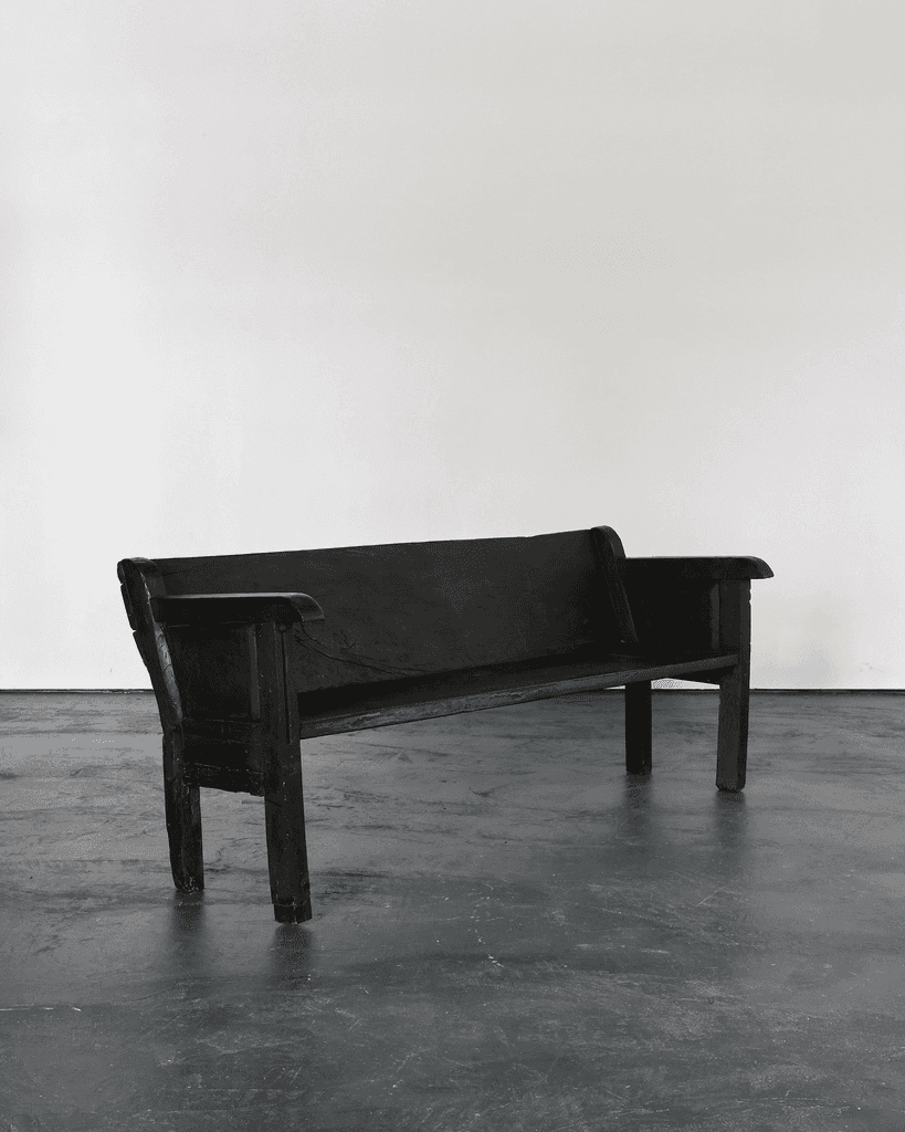 Large Primitive 18th C. Galician Bench