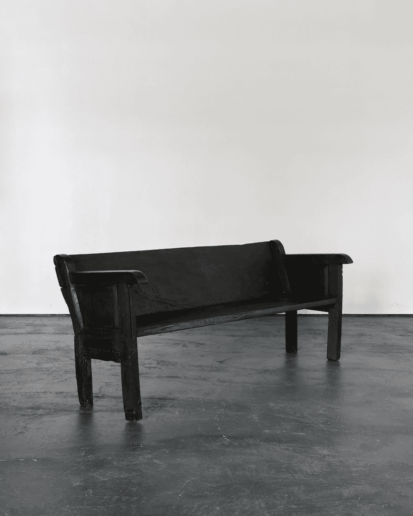 Large Primitive 18th C. Galician Bench