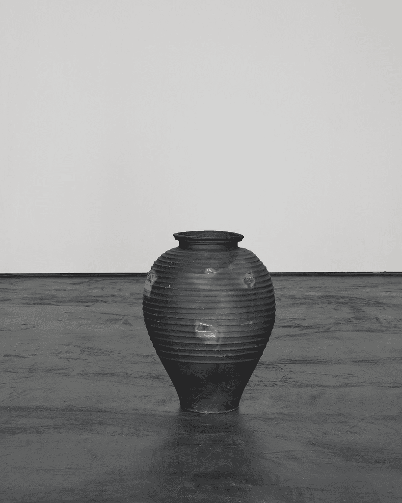 An Early 19Th C. Black Terracotta Portuguese Vessel