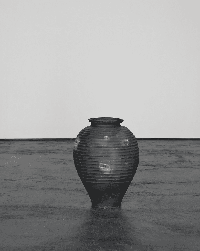An Early 19Th C. Black Terracotta Portuguese Vessel
