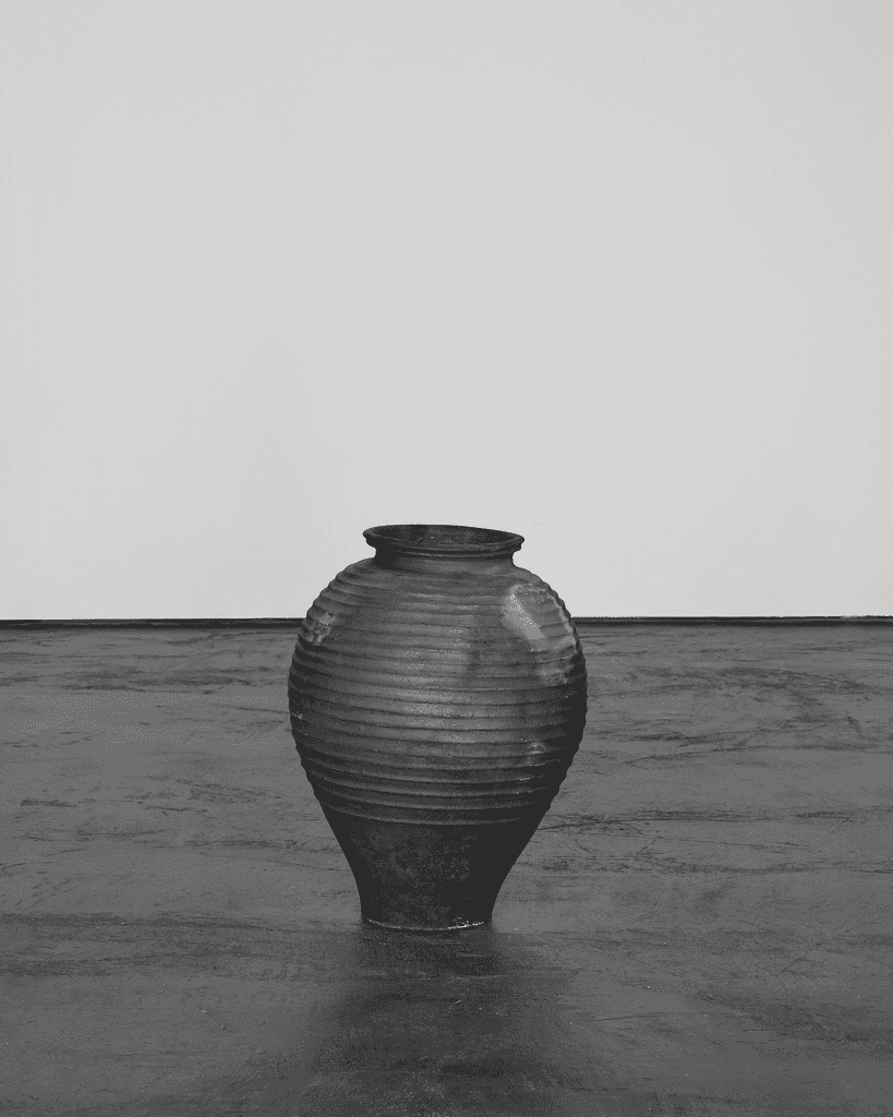 An Early 19Th C. Black Terracotta Portuguese Vessel