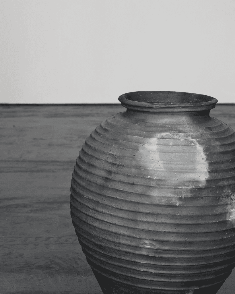 An Early 19Th C. Black Terracotta Portuguese Vessel