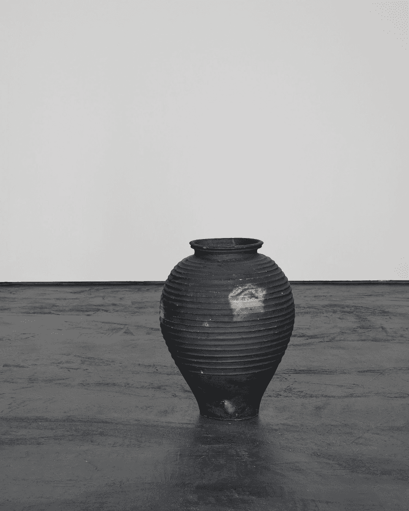 An Early 19Th C. Black Terracotta Portuguese Vessel