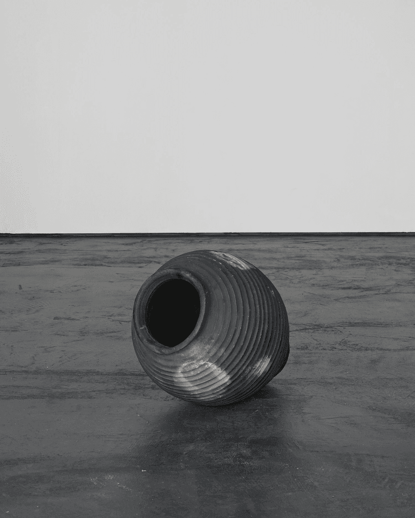 An Early 19Th C. Black Terracotta Portuguese Vessel