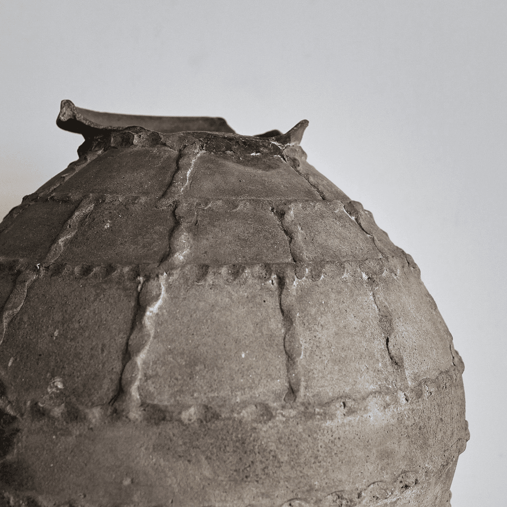 18Th C. Black Terracotta Portuguese Vessel