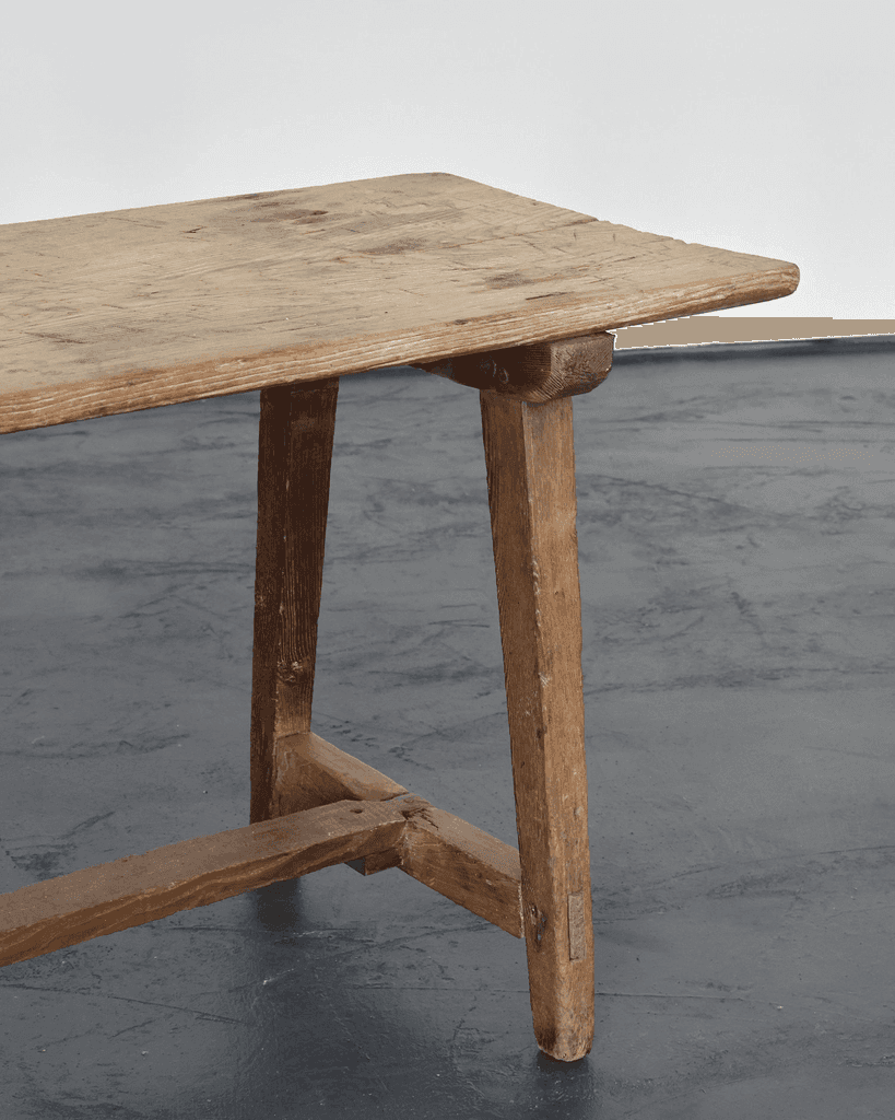 Primitive Bleached-Out Portuguese Early 19Th C. Console/Side Table