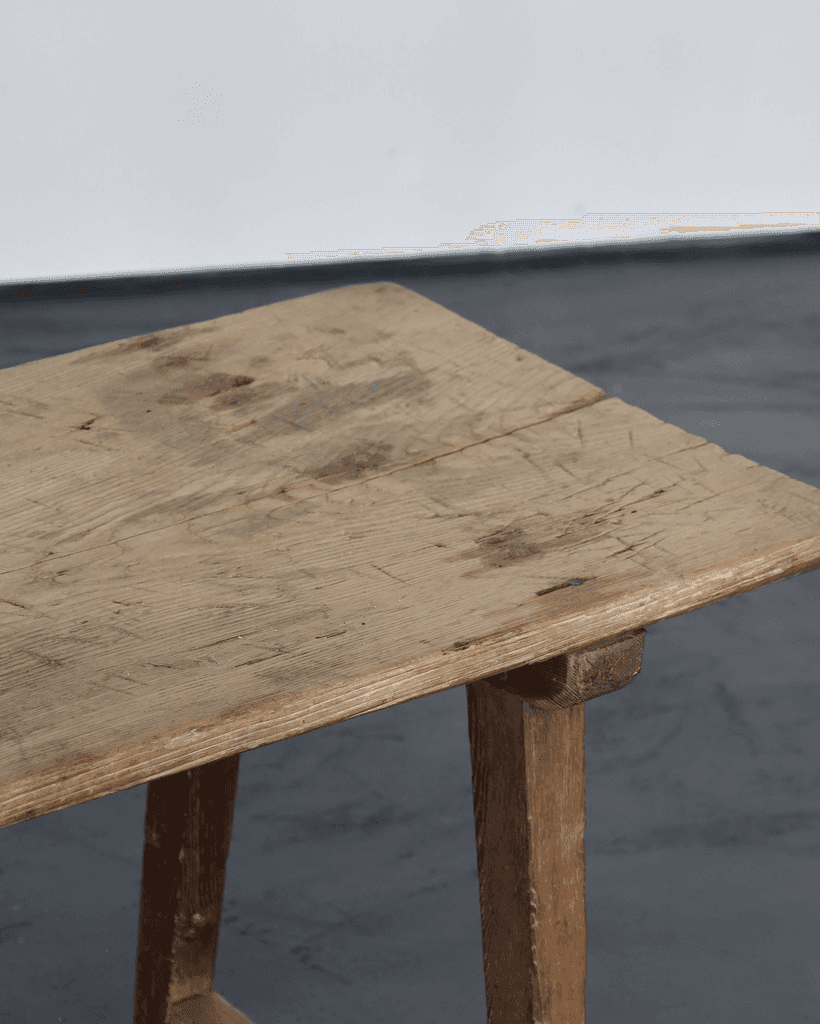 Primitive Bleached-Out Portuguese Early 19Th C. Console/Side Table