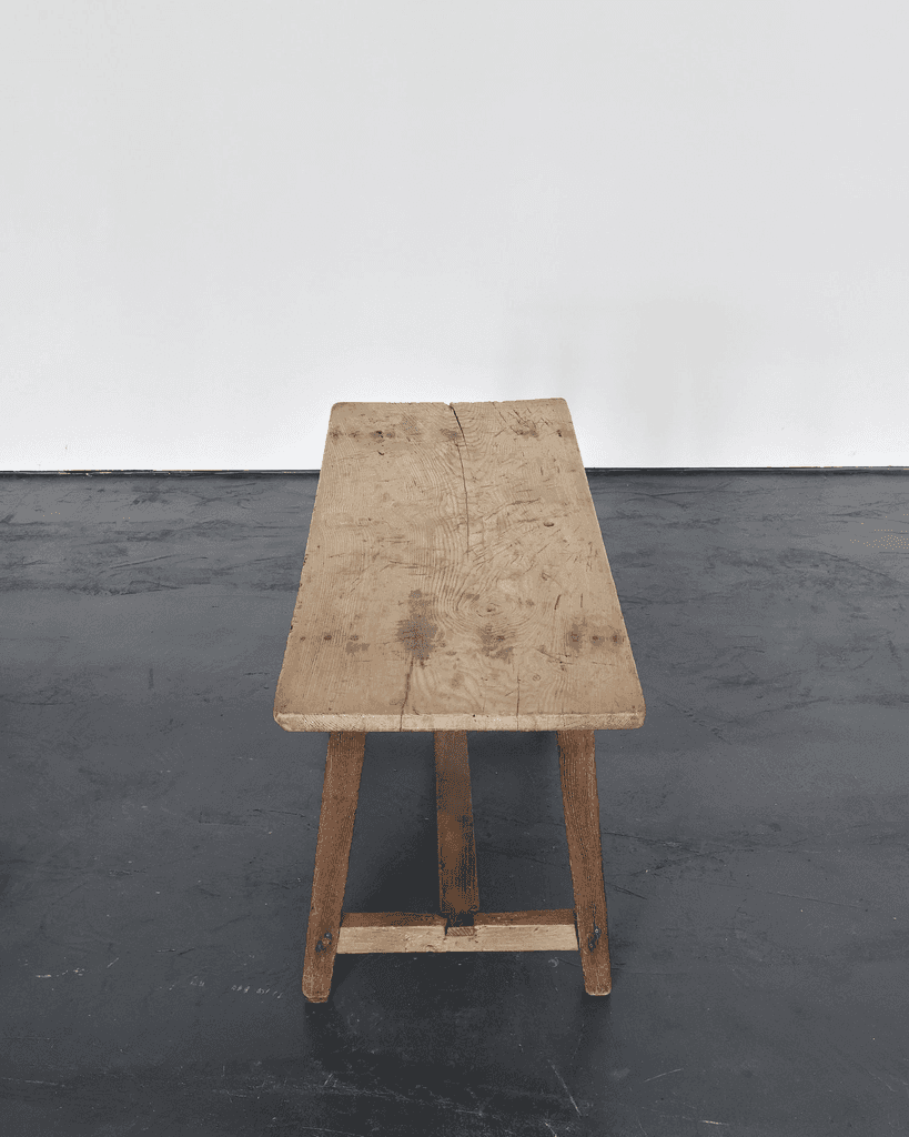Primitive Bleached-Out Portuguese Early 19Th C. Console/Side Table