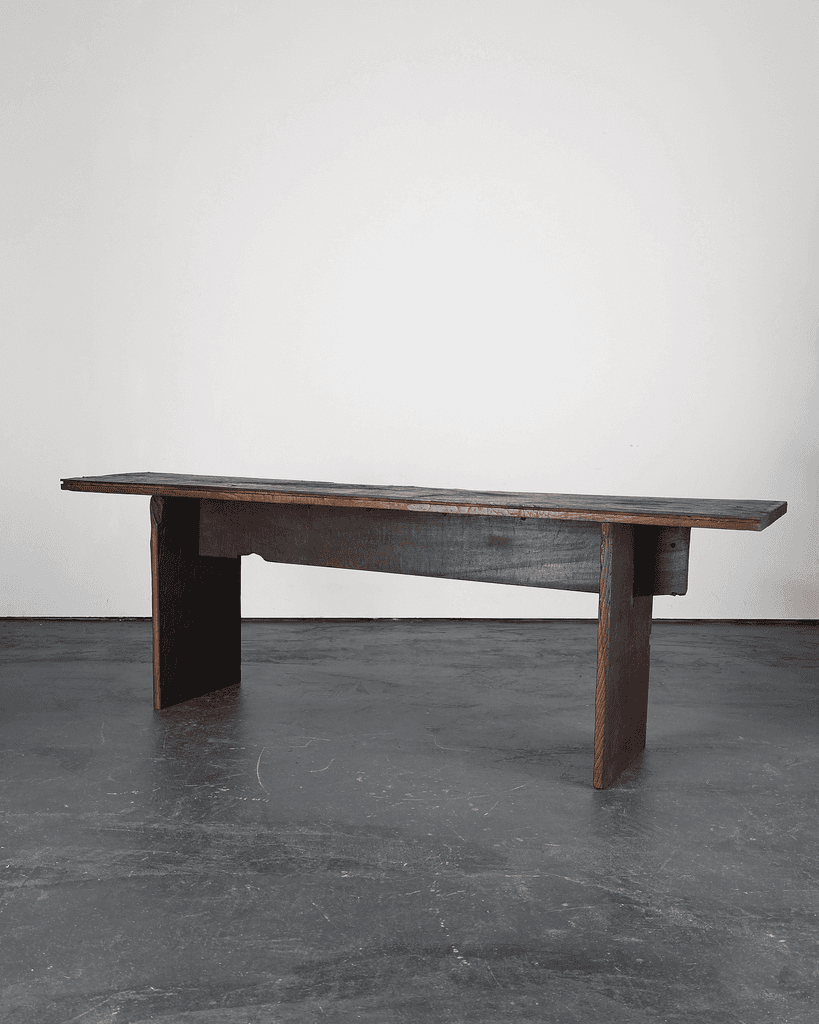 Long Primitive Console Table In 18th C. Portuguese Chestnut