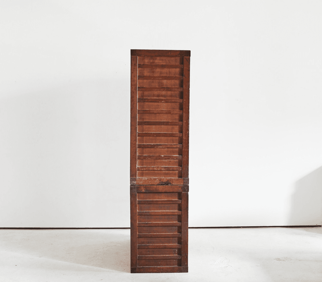 Large Two Section Late Edo Period Japanese Tansu Cabinet