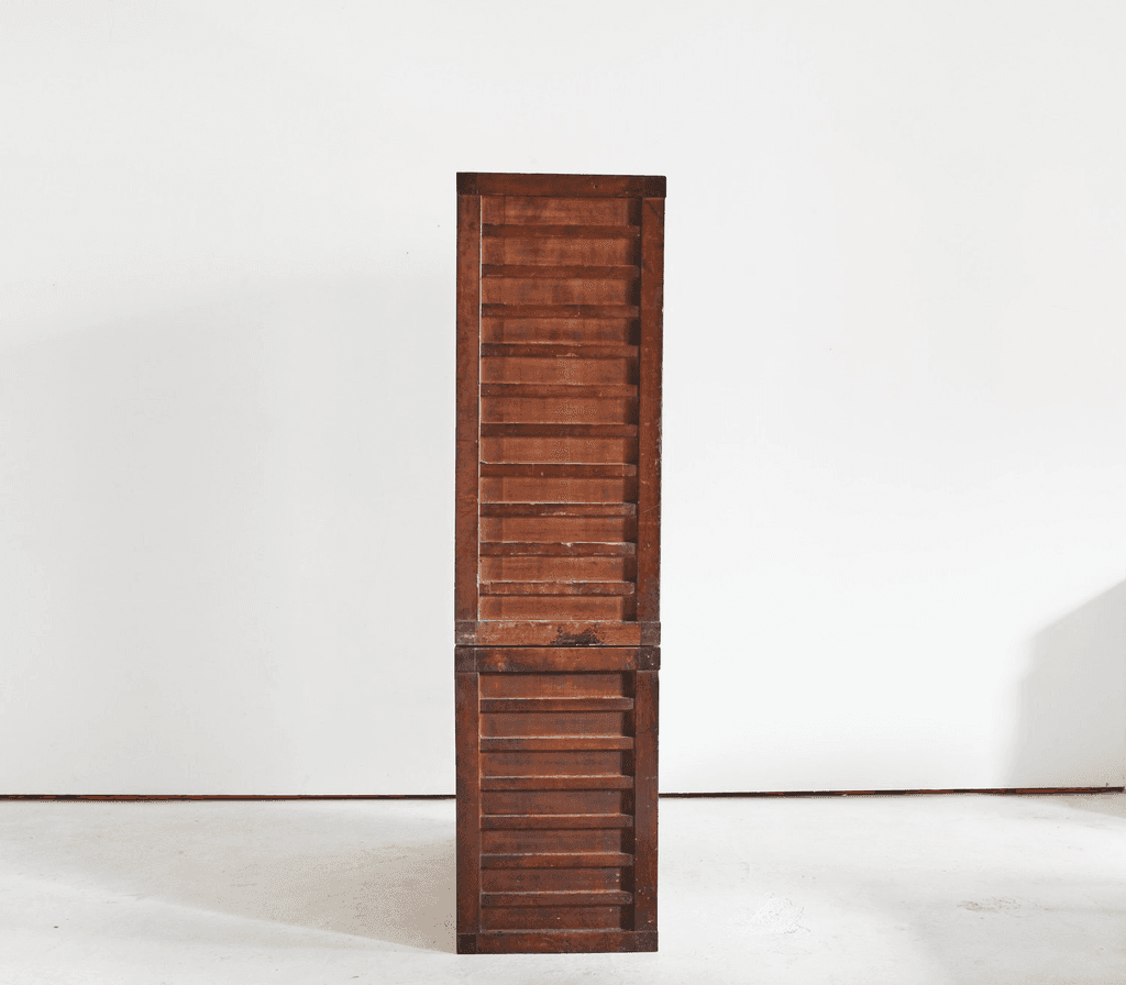 Large Two Section Late Edo Period Japanese Tansu Cabinet