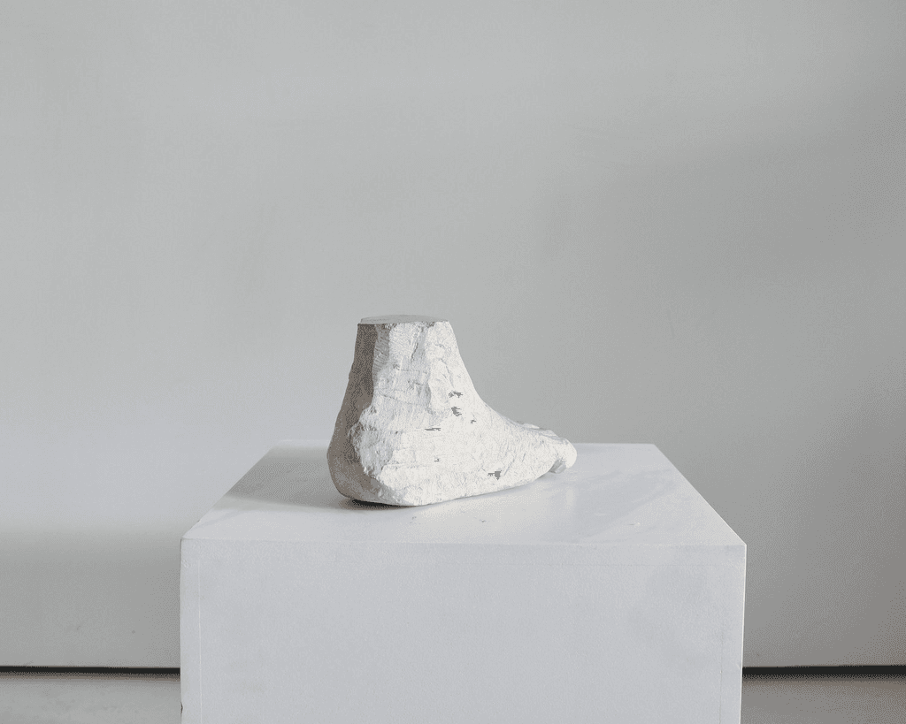 Large Sculptural Carved Stone Foot