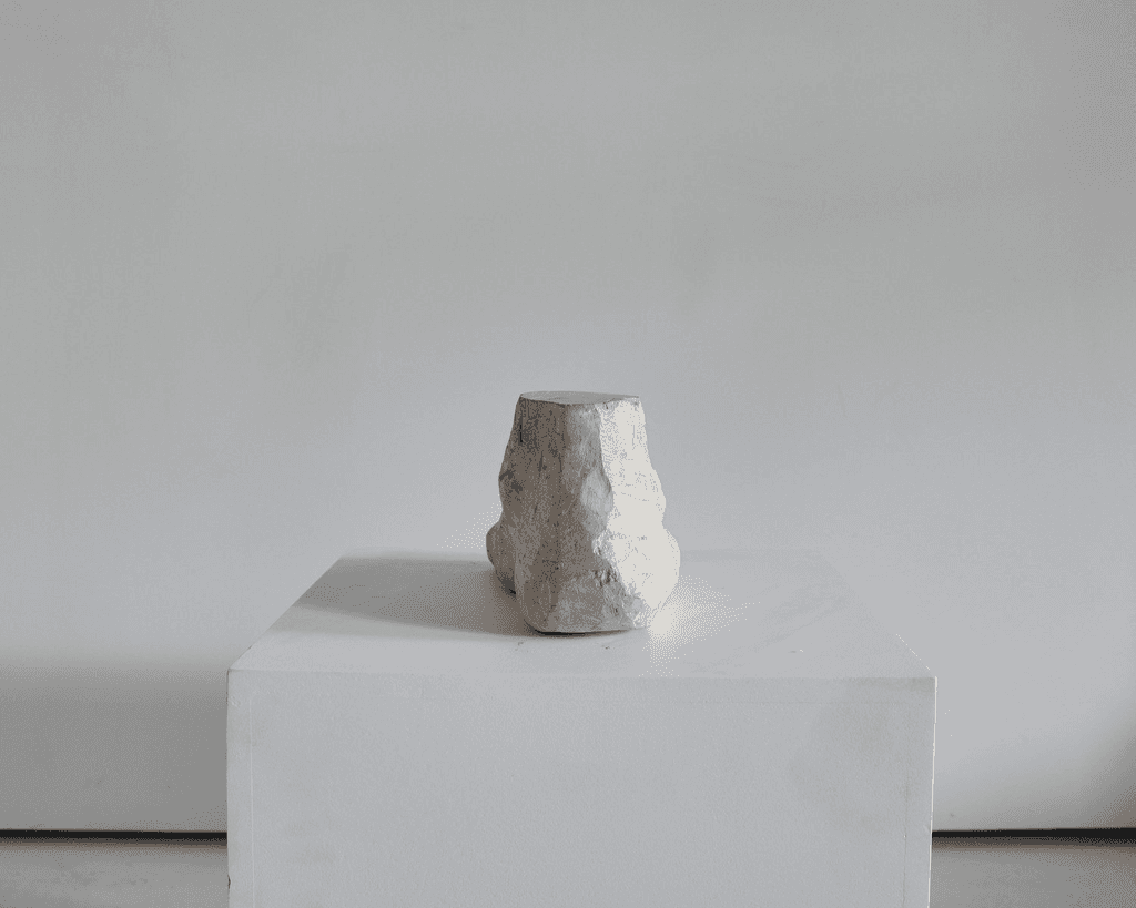 Large Sculptural Carved Stone Foot