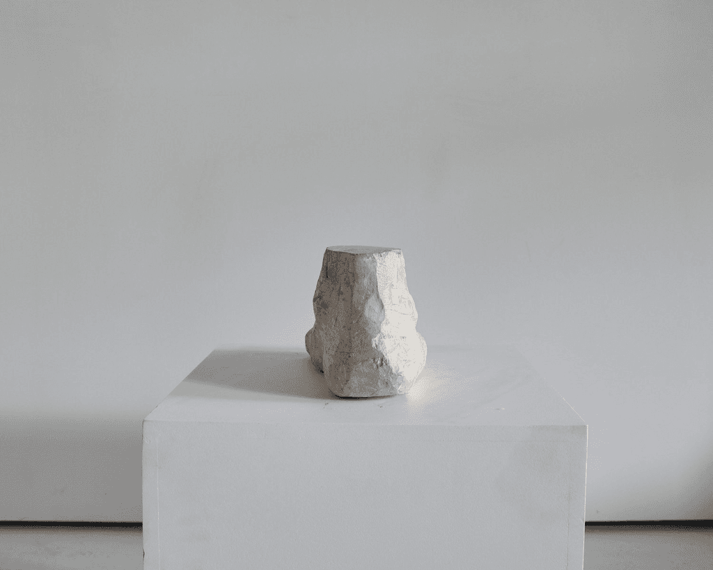 Large Sculptural Carved Stone Foot