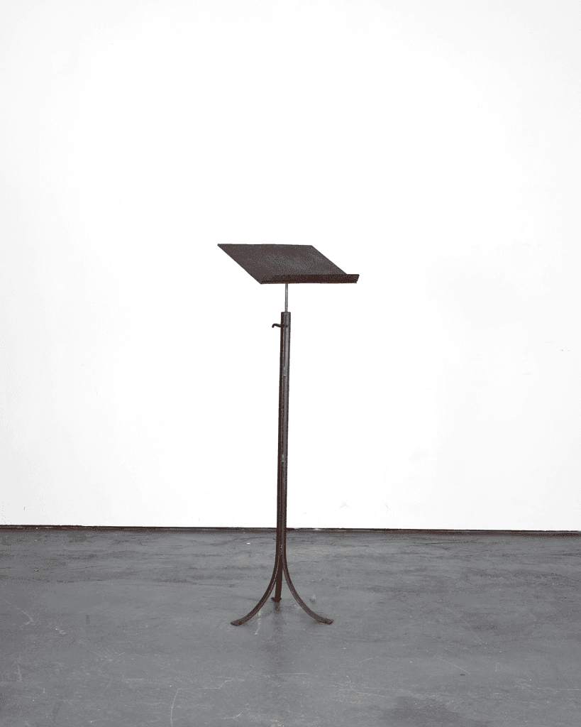 French C.1930s Forged Iron Host/Music Stand