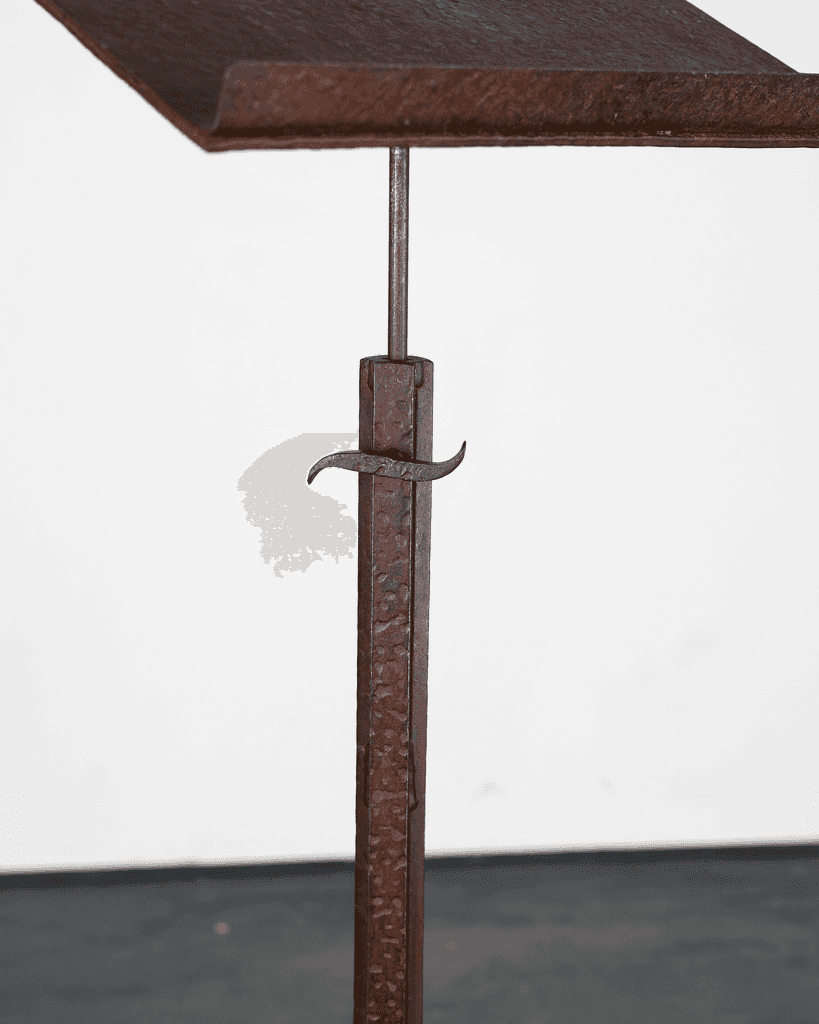 French C.1930s Forged Iron Host/Music Stand