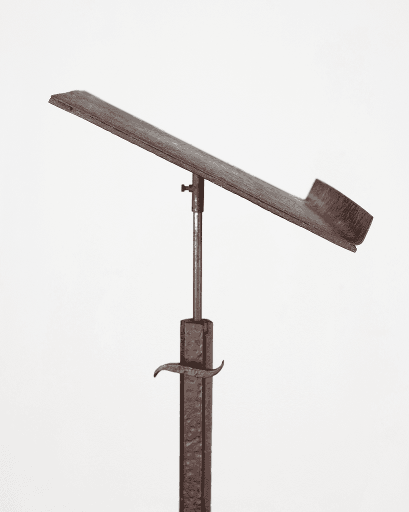 French C.1930s Forged Iron Host/Music Stand