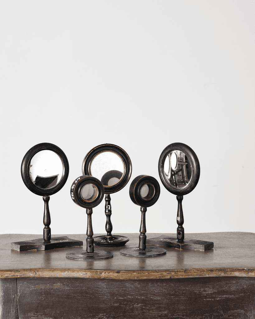 Collection Of Early 20th C. Czech Mirrors & Scientific Instruments