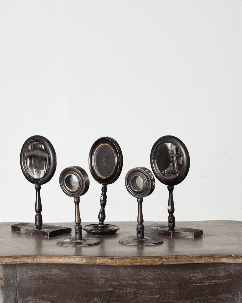 Collection Of Early 20th C. Czech Mirrors & Scientific Instruments