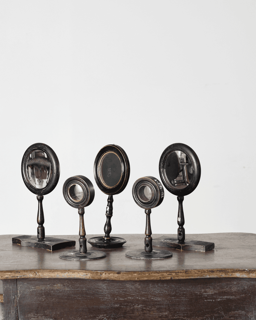 Collection Of Early 20th C. Czech Mirrors & Scientific Instruments