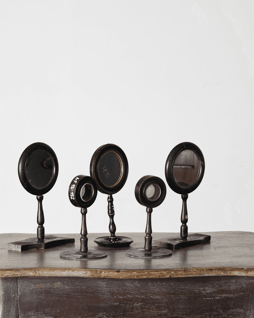 Collection Of Early 20th C. Czech Mirrors & Scientific Instruments
