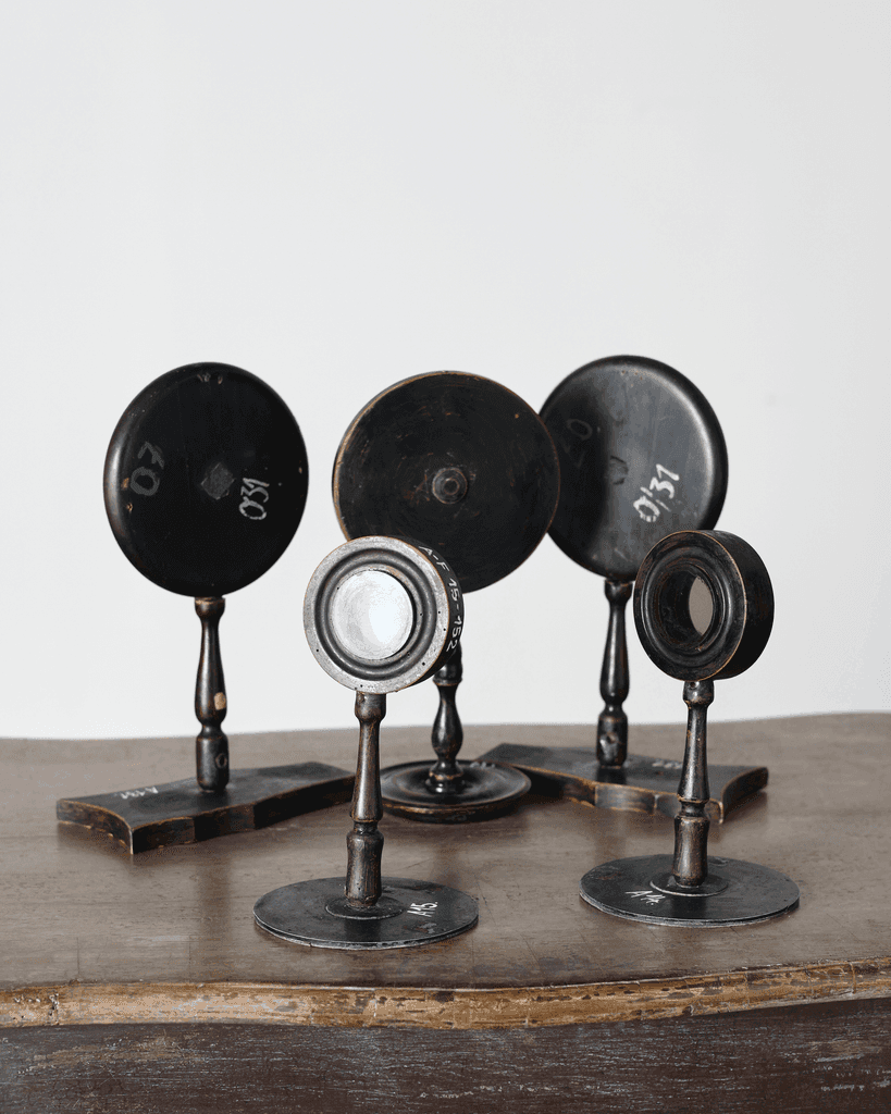 Collection Of Early 20th C. Czech Mirrors & Scientific Instruments