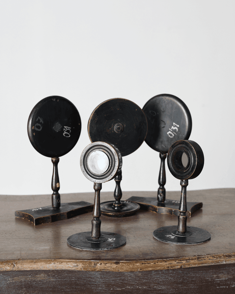 Collection Of Early 20th C. Czech Mirrors & Scientific Instruments