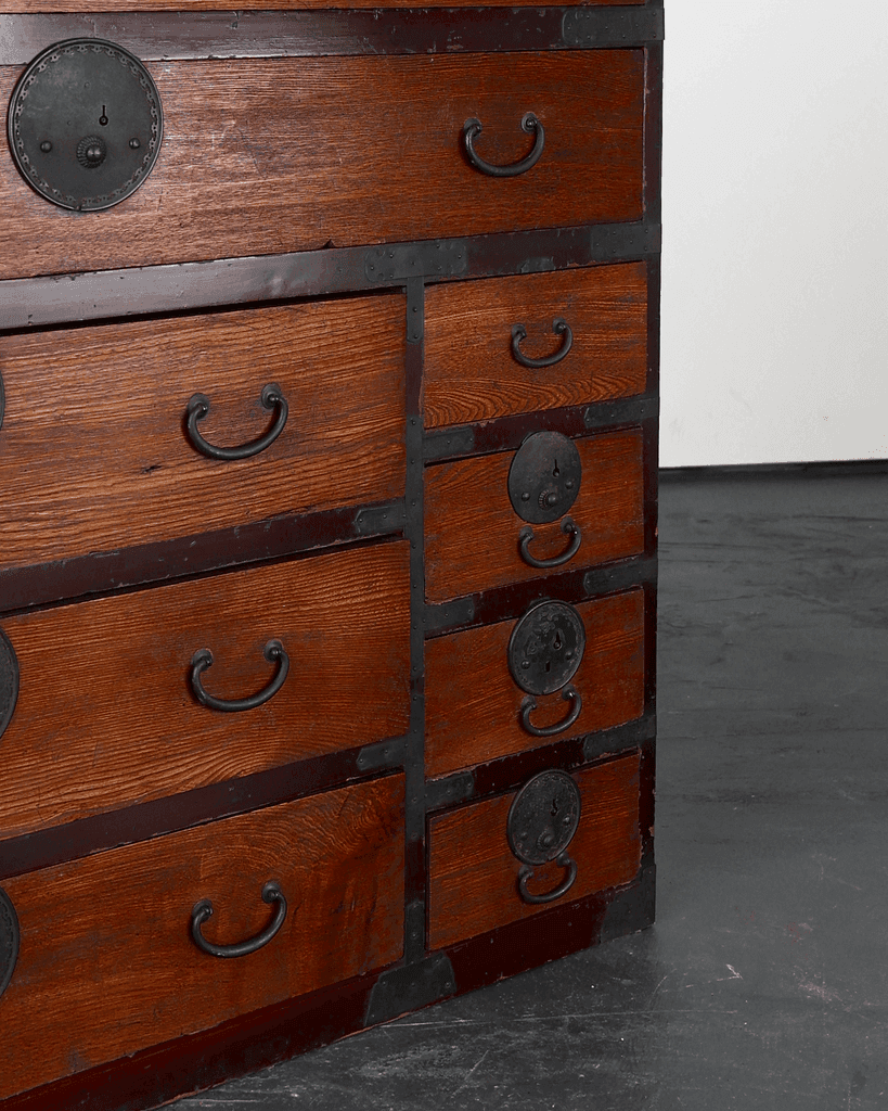 A Large Early 19th C. Late Edo Period Tansu Cabinet/Chest Of Drawers