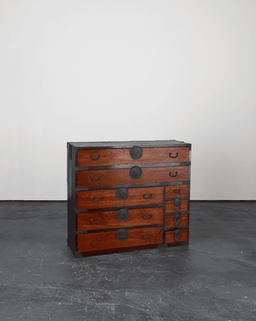 A Large Early 19th C. Late Edo Period Tansu Cabinet/Chest Of Drawers