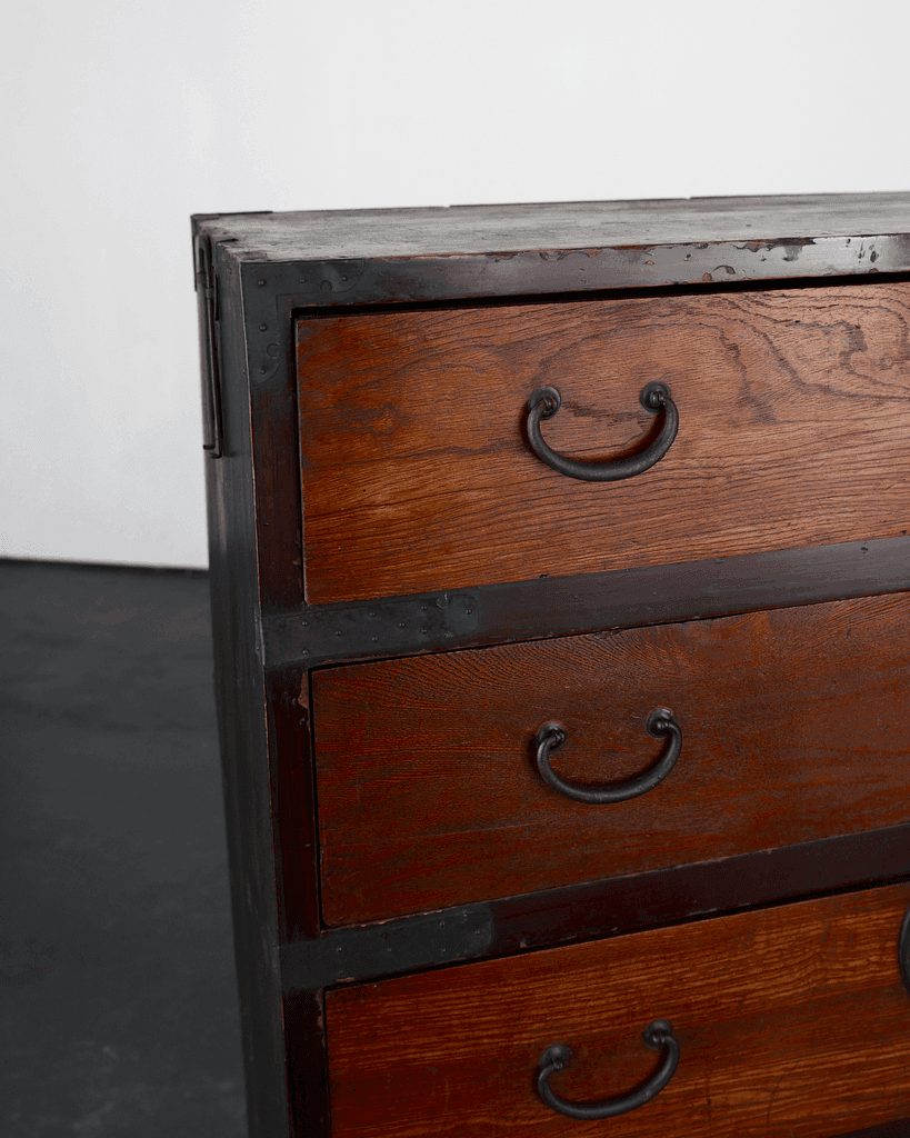 A Large Early 19th C. Late Edo Period Tansu Cabinet/Chest Of Drawers