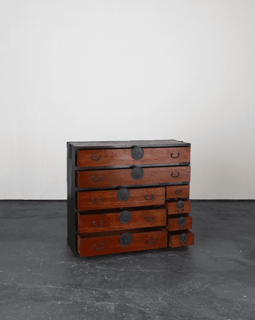 A Large Early 19th C. Late Edo Period Tansu Cabinet/Chest Of Drawers