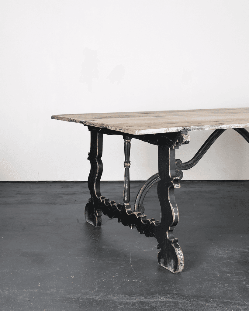 Exceptional XL Walnut Spanish Dinning Table