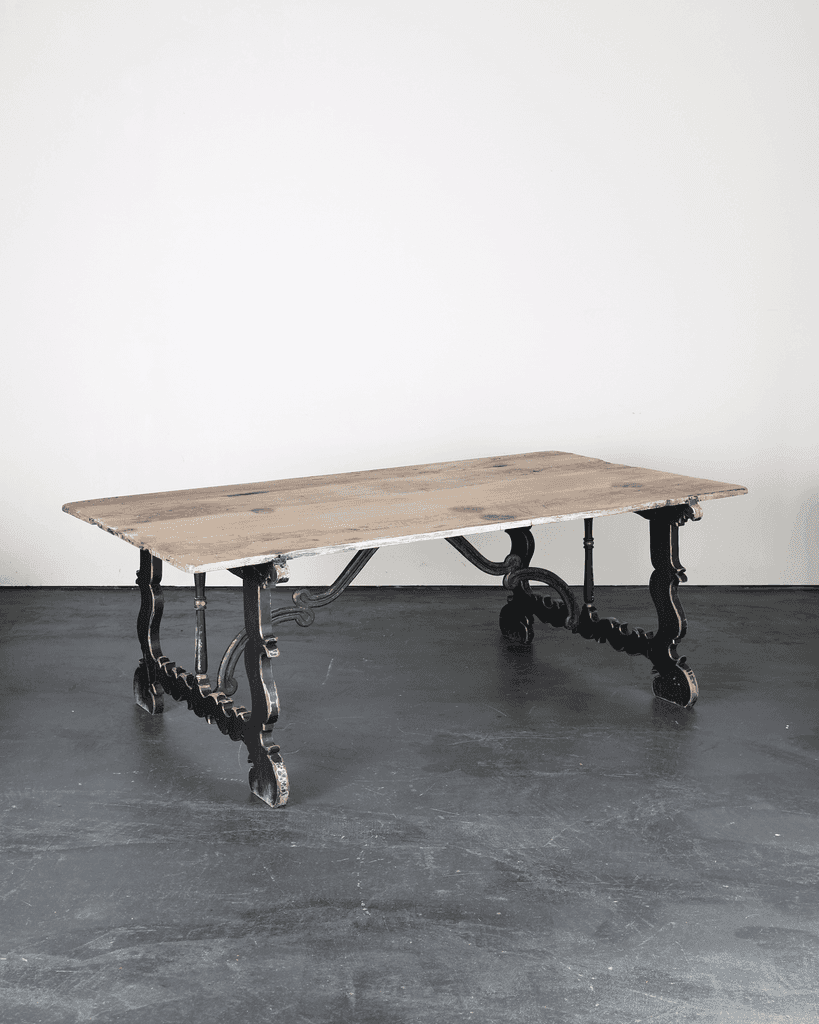 Exceptional XL Walnut Spanish Dinning Table