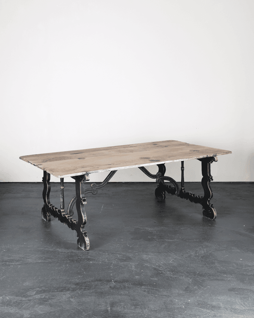 Exceptional XL Walnut Spanish Dinning Table