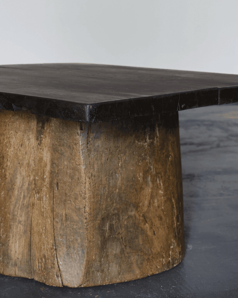 Large Dug Out Japanese Cedar Coffee/Sofa Table (5)