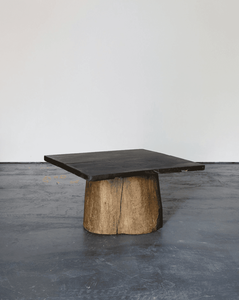 Large Dug Out Japanese Cedar Coffee/Sofa Table (5)