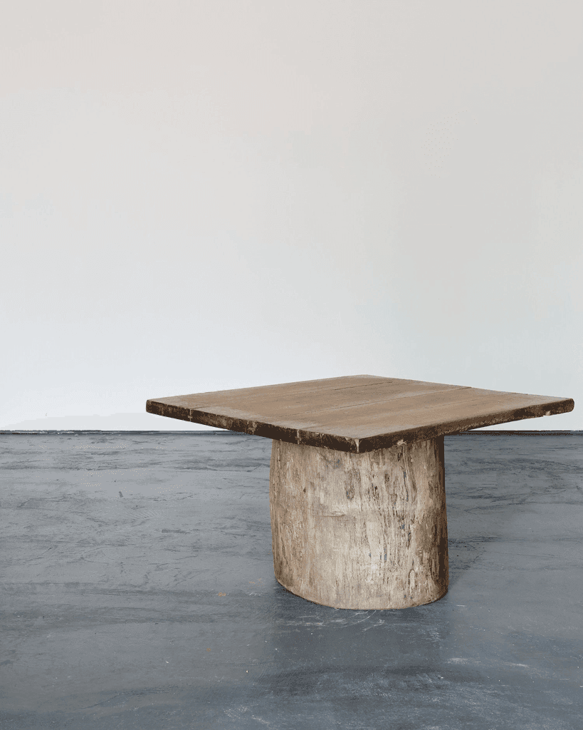 Large Dug Out Japanese Cedar Coffee/Sofa Table (6)