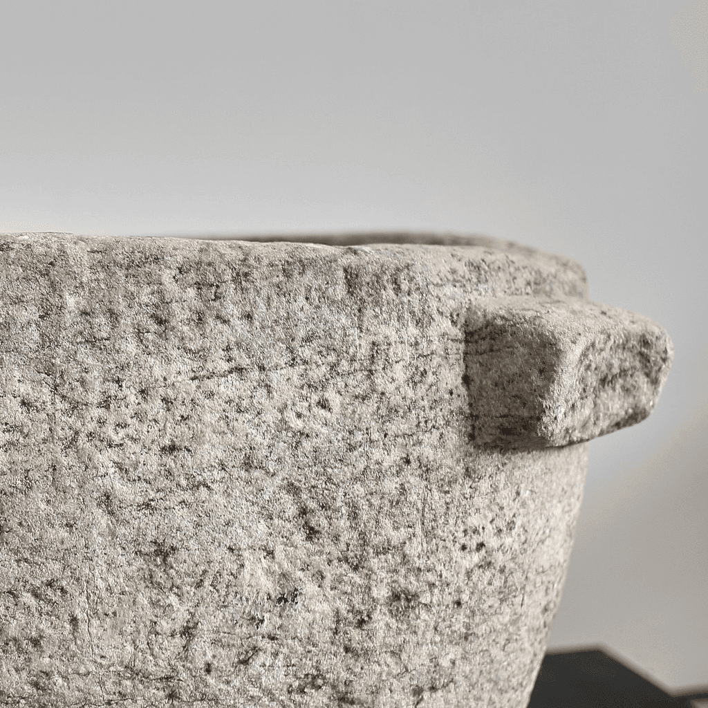 Primitive XXL 16th C. Spanish Marble Mortar